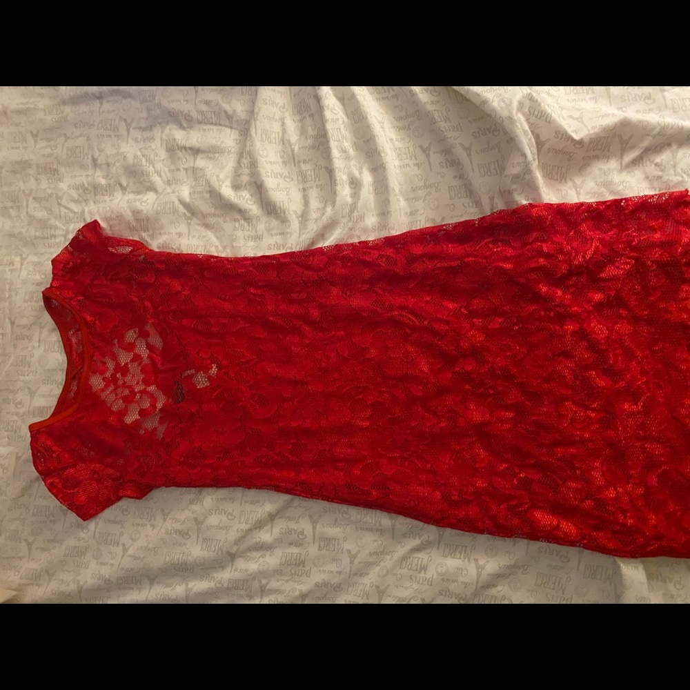 Red Lace Dress